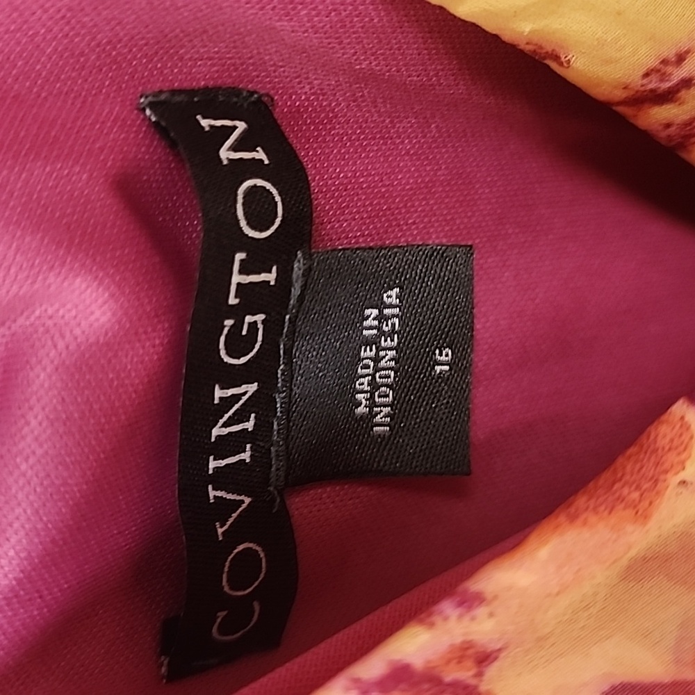 Vibrant Floral V-Neck Maxi Dress - Pink - Picture 2 of 5